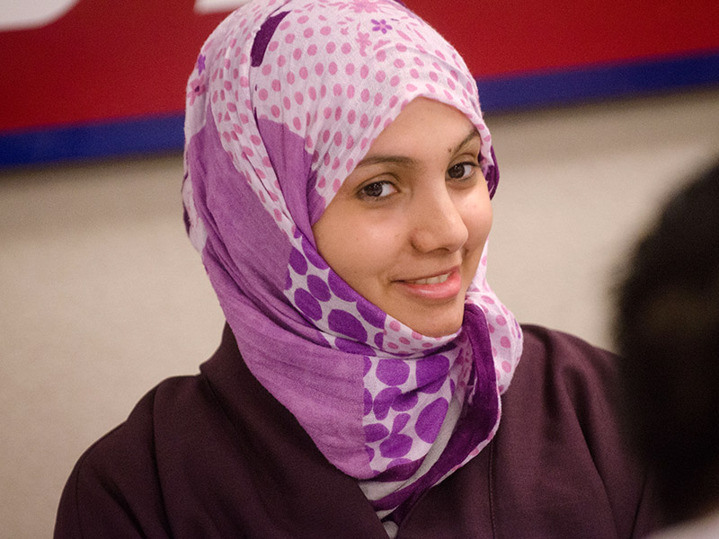 woman in class